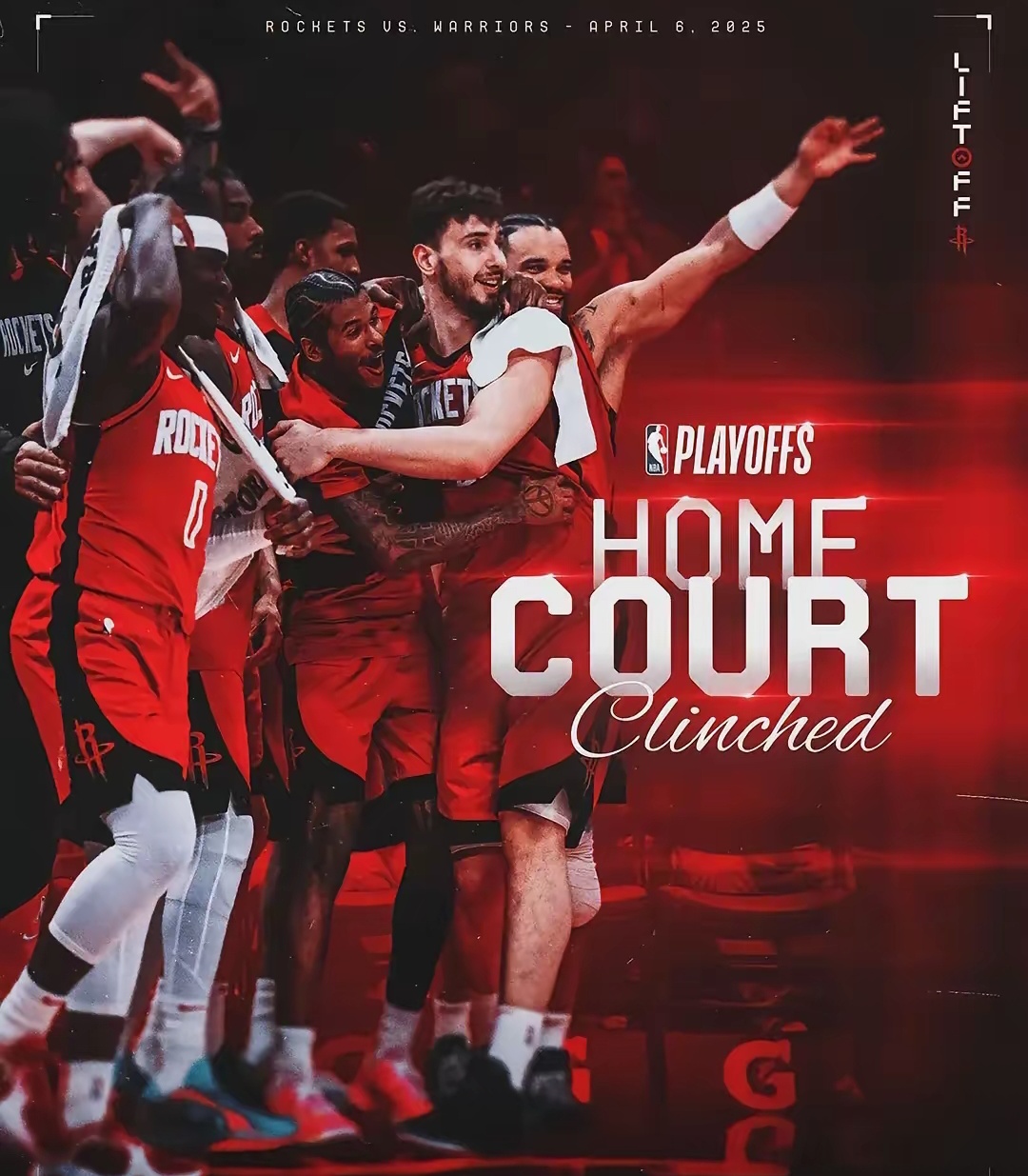 火箭队主场力克雷霆，成功晋级西部半决赛